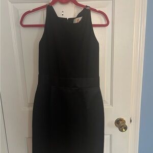 Black Sleeveless Sheath Dress - Unbranded